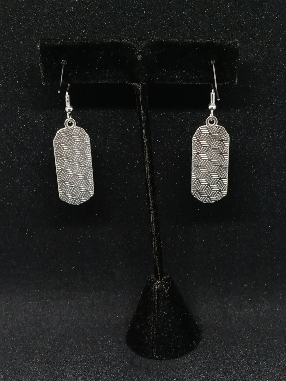 Silver 'Tears Mine Enemies' Can Drop Earrings